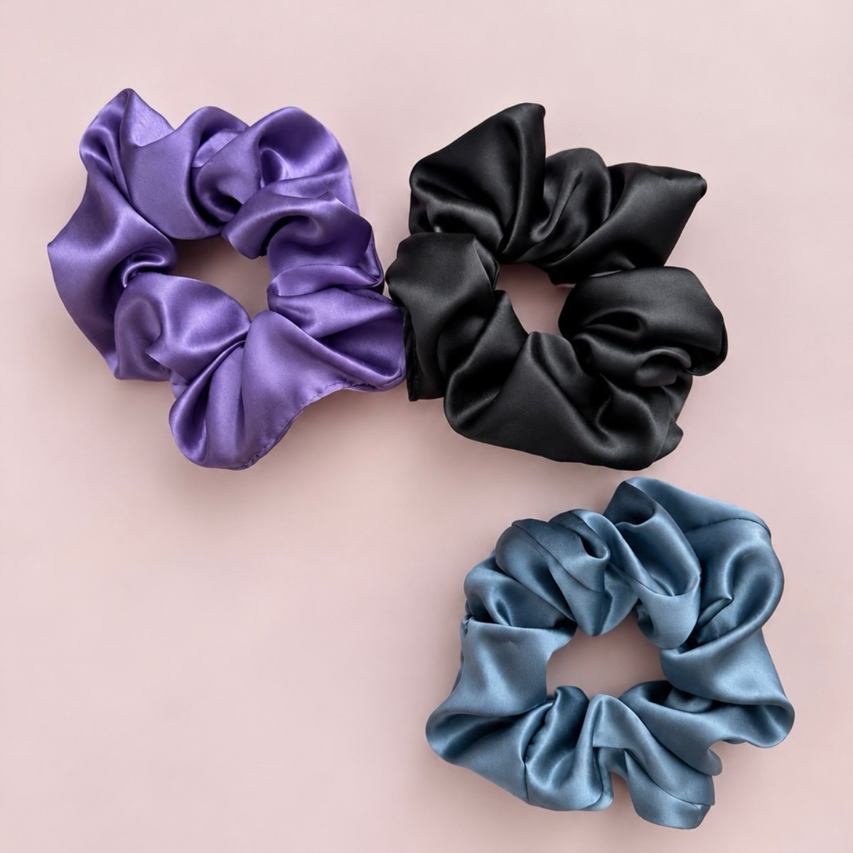 Medium Silk Scrunchies | Pick Any 3 for $45