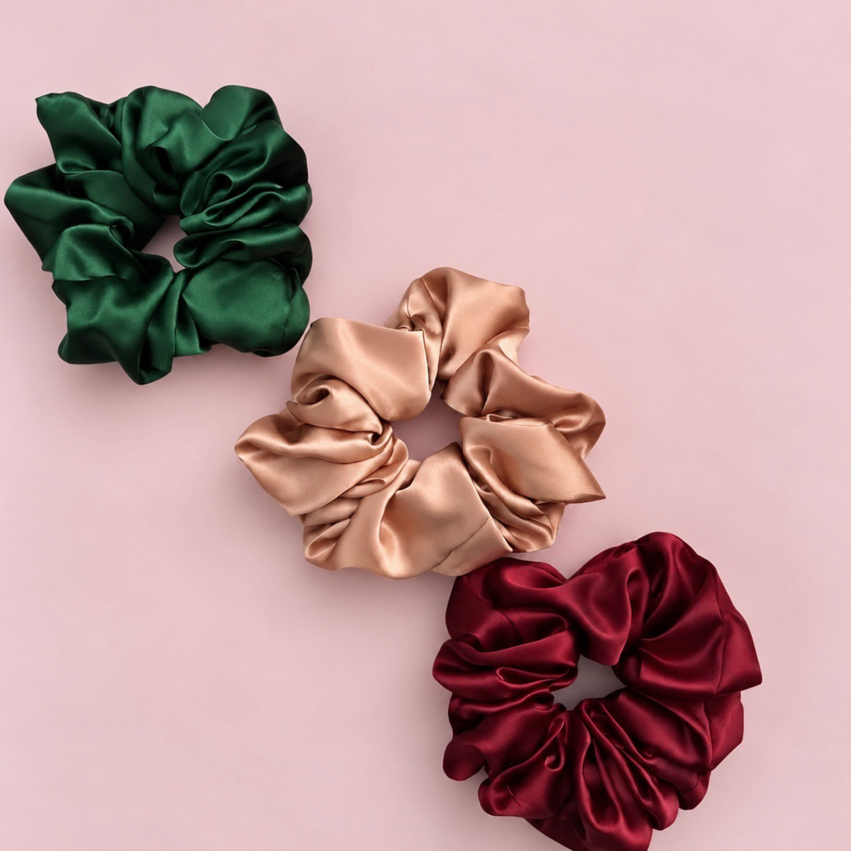 Large Silk Scrunchies | Pick Any 3 for $70