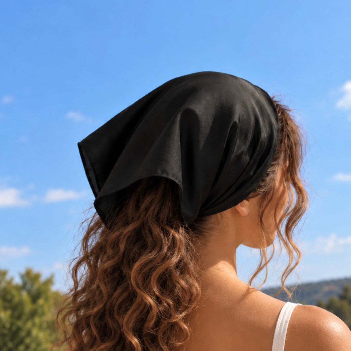 Meet our silk head scarves